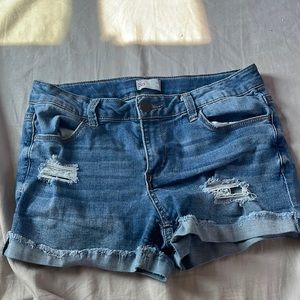 SO light washed Jean shorts
